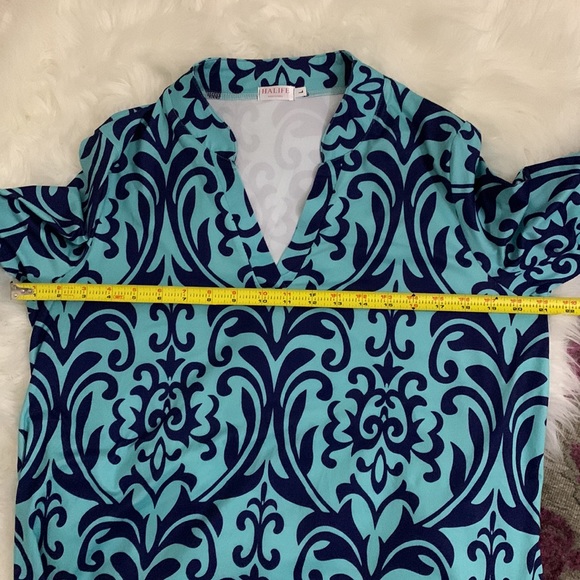 ❌SOLD❌Blue & Green -Size L - NEW! NEVER WORN! - Picture 5 of 7